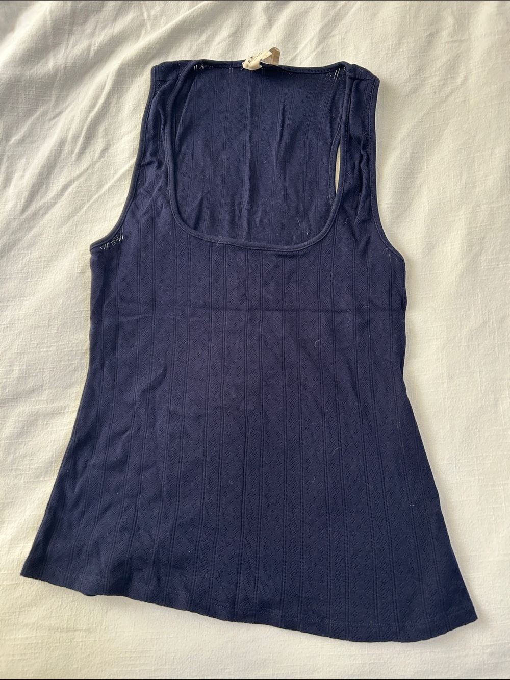 Sezane Juan top-navy tank large
